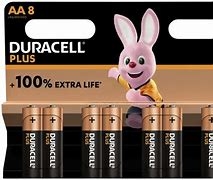 DURACELL PLUS ALKALINE 100% AA 8 PACK (LR6) (331508)